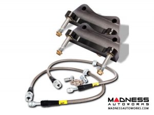 MINI Cooper/ Cooper S Front Big Brake Kit by Stop Tech - ST40 Silver Calipers/ Slotted Rotors 328mmx28mm (R50/ 52/ 53)
